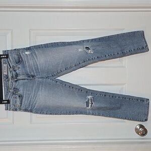 AG Adriano Goldschmied Light Blue Distressed Jeans Size 26 US 2
